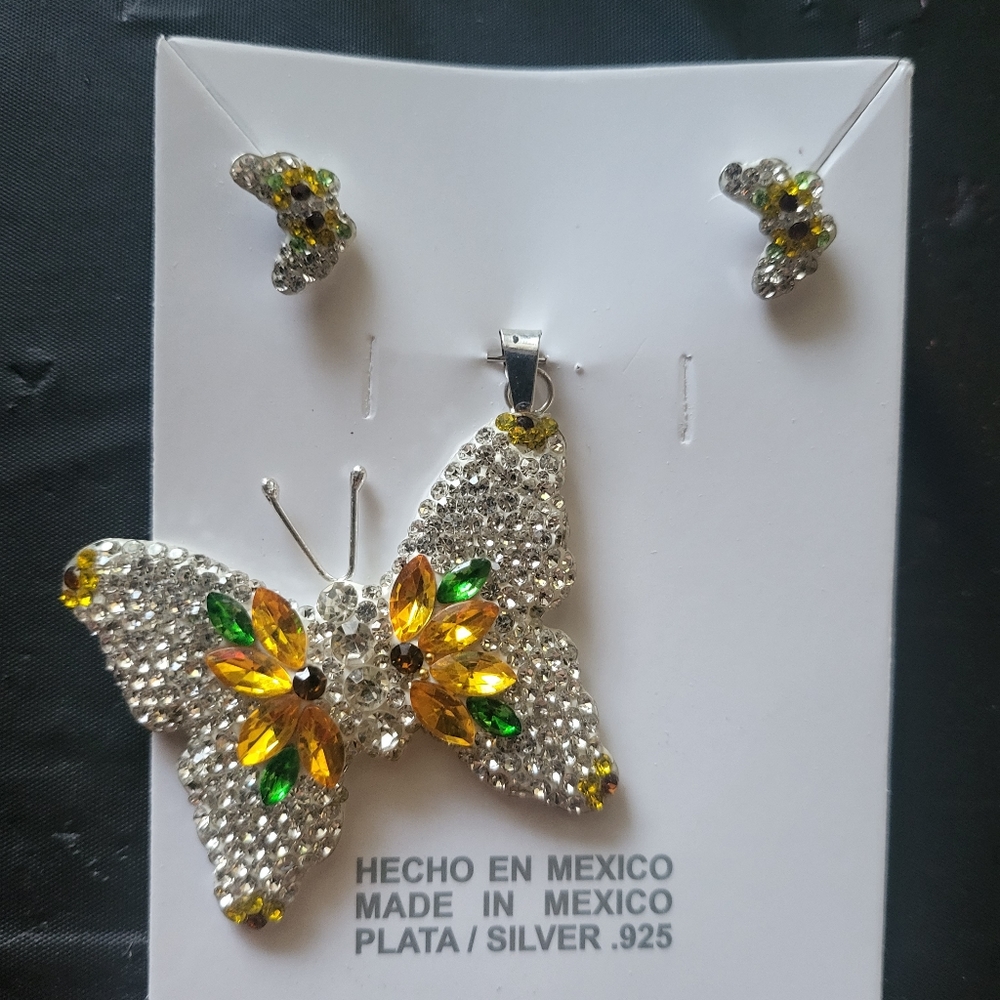 Pendents with earrings 925
